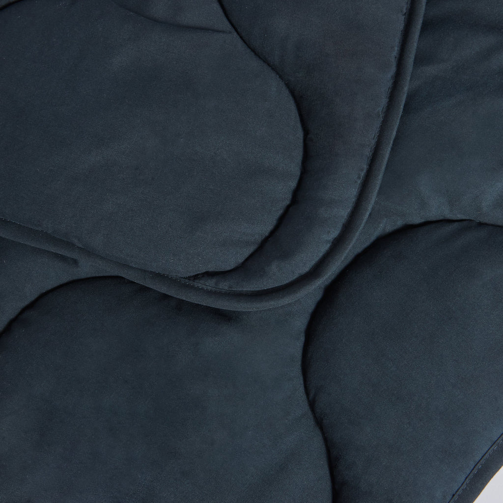 Navy Quilted Snuggle Blanket