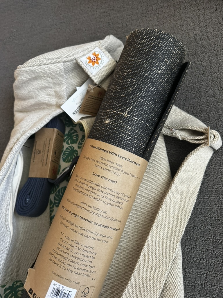 Yoga mat and travel bag