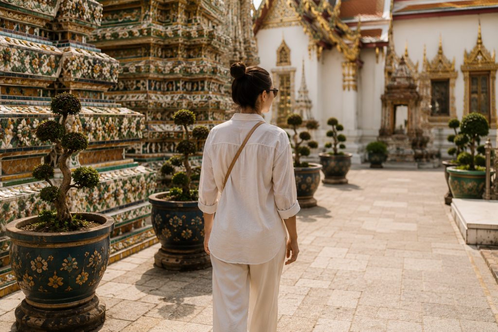 Bangkok capsule wardrobe for Thailand heat and city travel